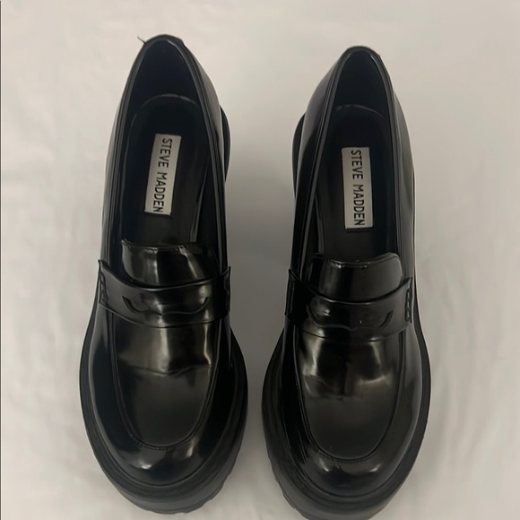 Black Platform Loafers - Picture 4 of 4